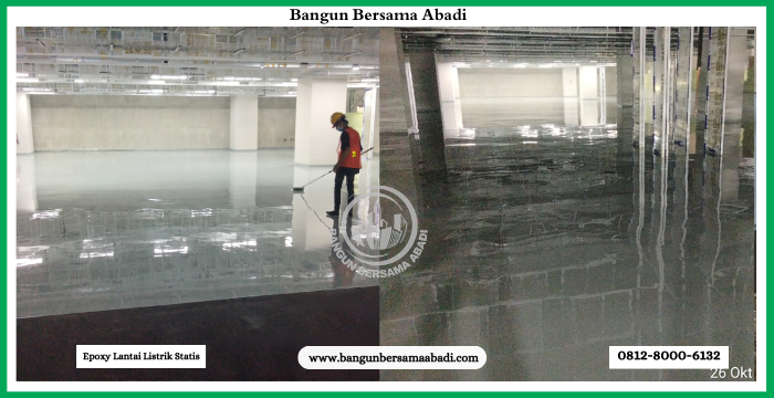 Jasa Epoxy Lantai Listrik Statis